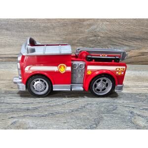 PAW Patrol Fire Truck Plastic Vehicle 7" Long Spin Master Red